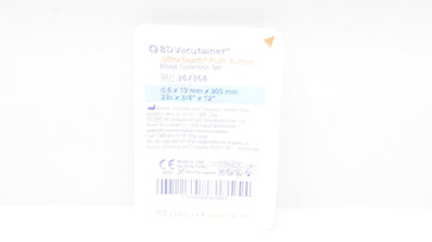 BD 367364 Vacutainer UltraTouch Blood Collection Set 23G x 3/4inch x 12inch
